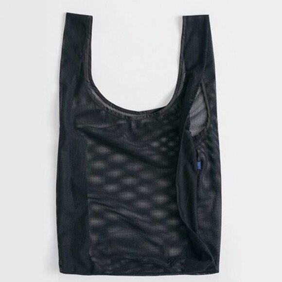 NWT BAGGU Mesh Reusable Bag, Black - Picture 3 of 10